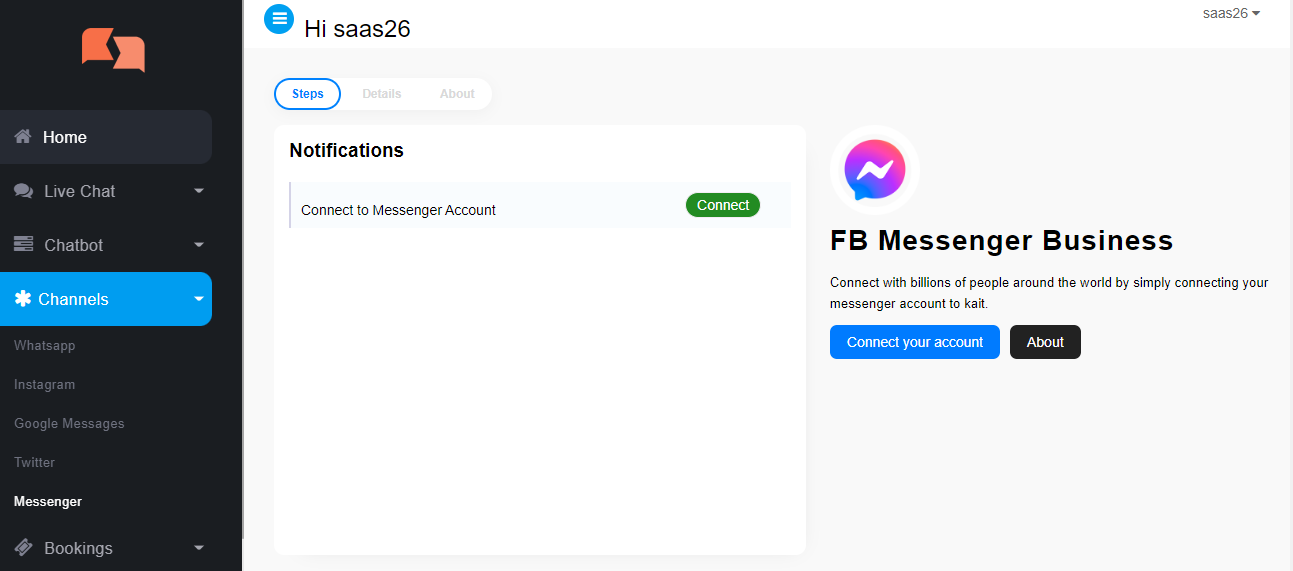 facebook Messenger Channel