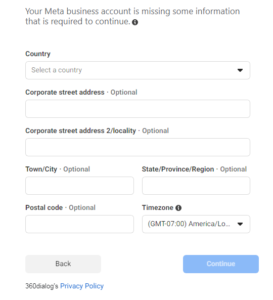 meta business missing data